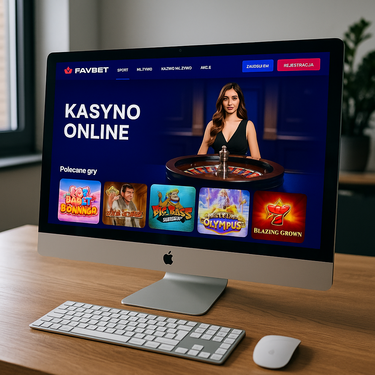 Favbet - Desktop Casino Interface - Website Design and Navigation
